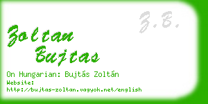 zoltan bujtas business card